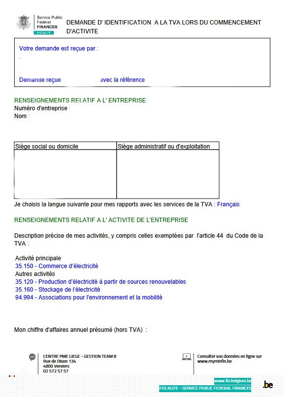 TVA conforme
