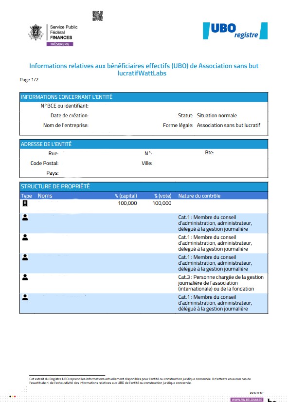 Registre UBO